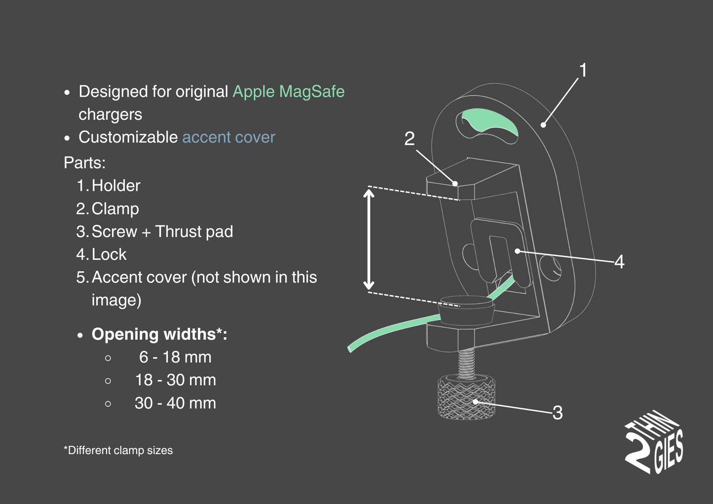 NODO - MagSafe Clamp