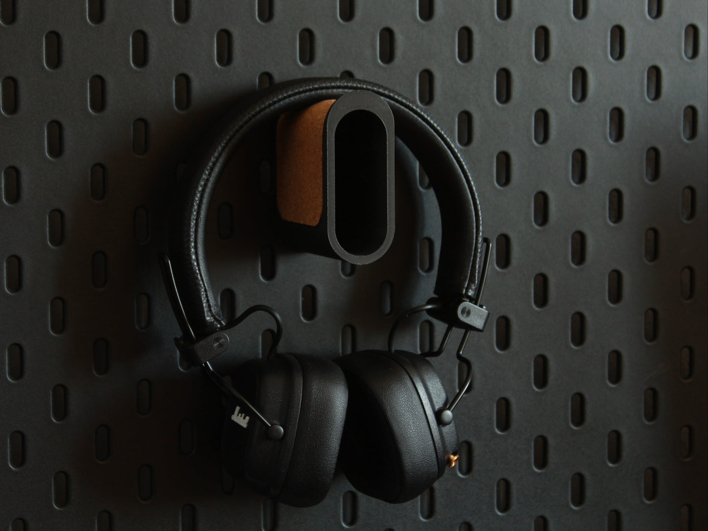 Headphone Holder for Pegboard or Wall