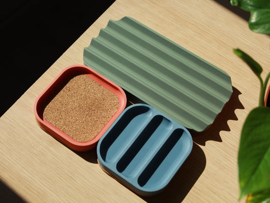 Tiles (Spring colors) - Set of 3