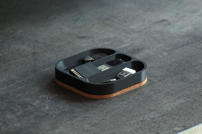 3-slot tray