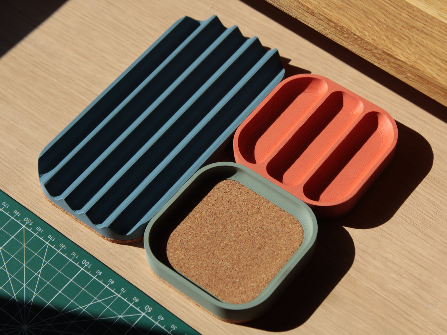 Tiles (Spring colors) - Set of 3