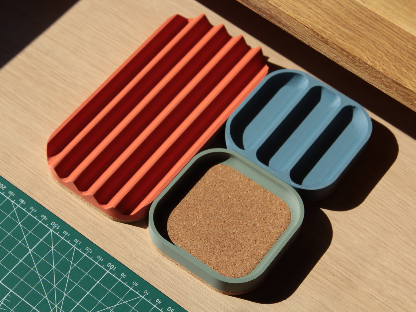 Tiles (Spring colors) - Set of 3