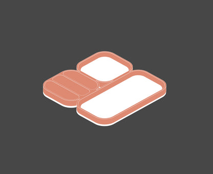 Tiles (Spring colors) - Set of 3