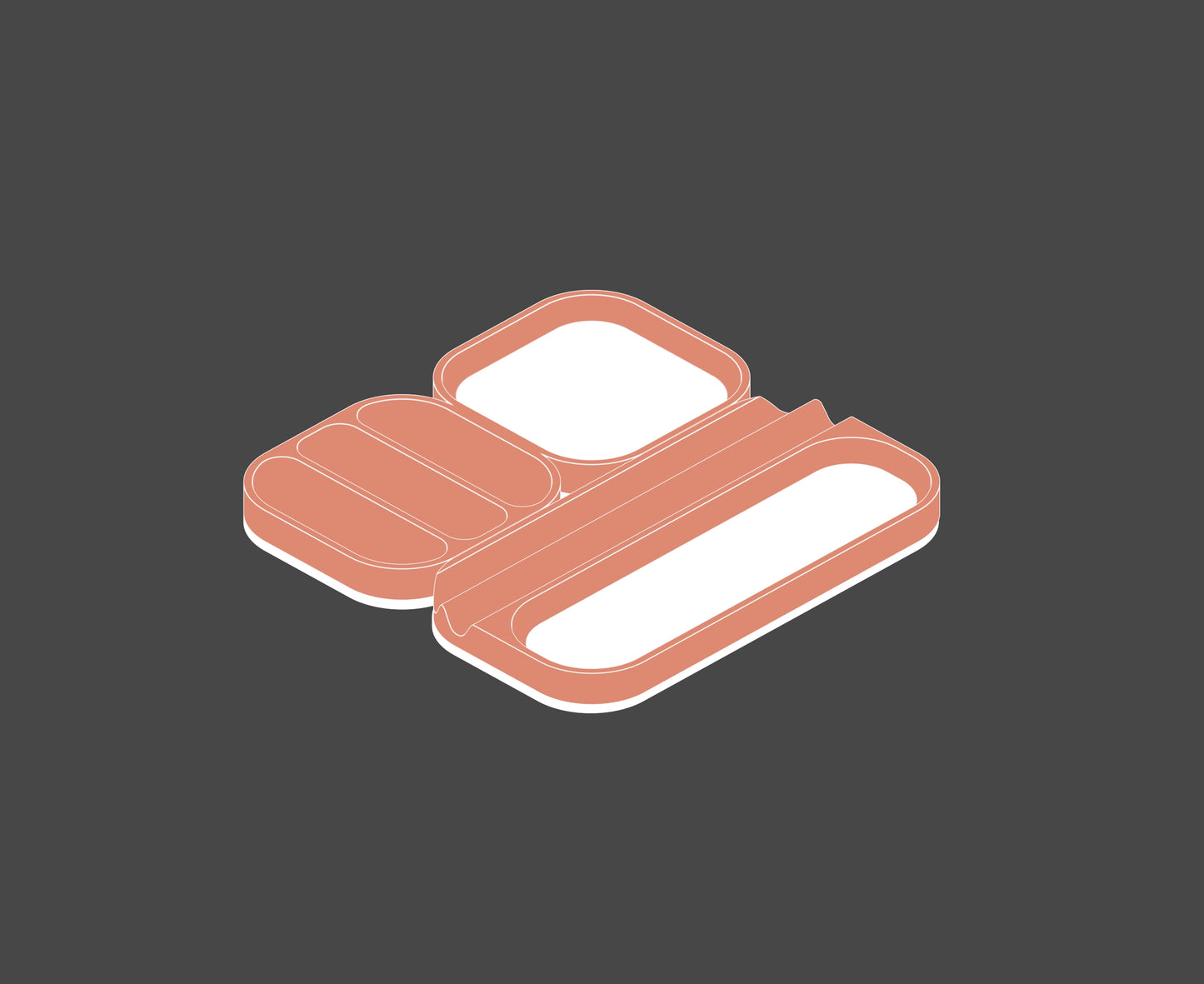 Tiles (Spring colors) - Set of 3