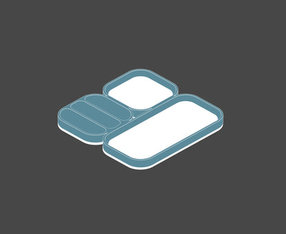 Tiles (Spring colors) - Set of 3