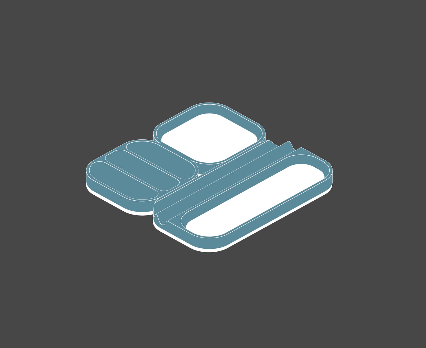 Tiles (Spring colors) - Set of 3