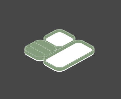 Tiles (Spring colors) - Set of 3