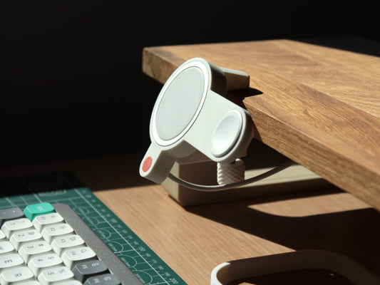 NODO Lite - MagSafe phone and Watch Clamp-On Docking Station