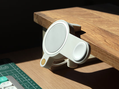 NODO Lite - MagSafe phone and Watch Clamp-On Docking Station
